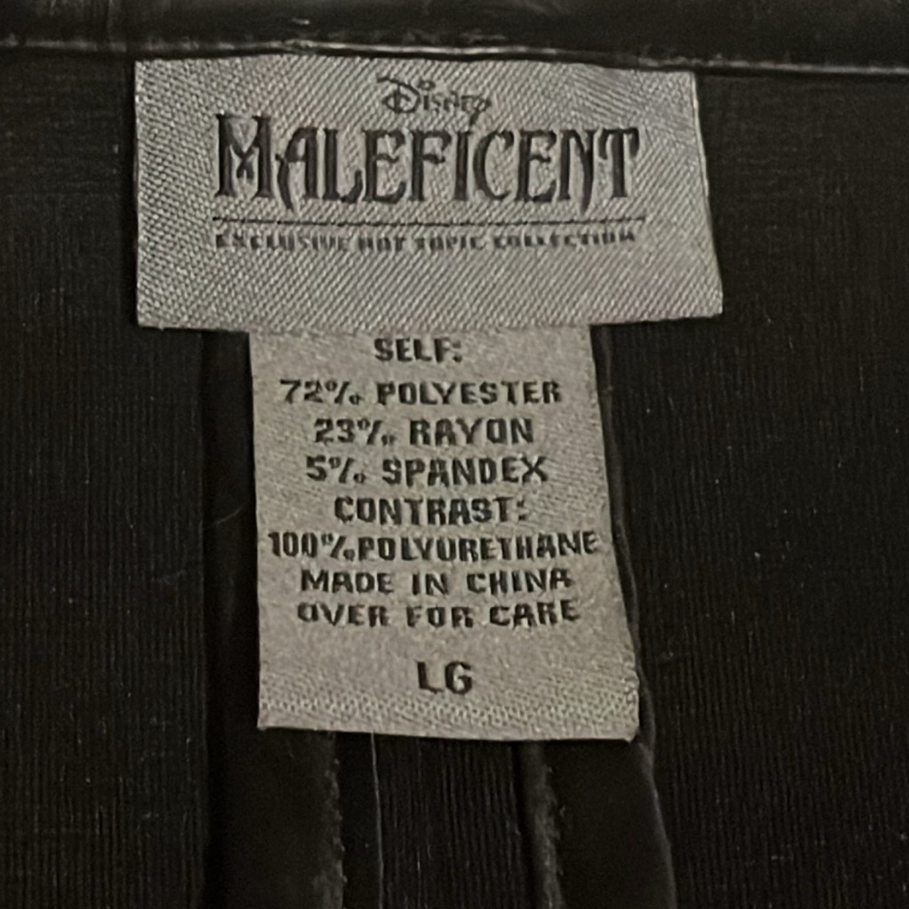 Disney Maleficent Hot Topic Button Front Trench V… - image 6